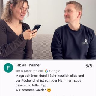 ⭐️ Wenn die Google-Bewertung eigentlich schon alles sagt…

Heute schauen wir mal, was unsere Gäste über uns schreiben und Fabian hat uns mit seiner Bewertung definitiv ein Lächeln ins Gesicht gezaubert. 🥰

Leckeres Essen, ein „mega schönes Hotel“, ganz viel Herzlichkeit und dann bekommt auch noch unser Daniel persönlich ein dickes Lob ab. 😄

Was soll man da selbst noch ergänzen? Eigentlich nichts. Außer: DANKE, Fabian! ❤️

Solche Bewertungen freuen uns wirklich riesig und sind für unser gesamtes Team das schönste Kompliment. ⭐️

#HotelSeestern #Bodensee #UrlaubAmBodensee #Gastfreundschaft #DankeFürEuerFeedback

🎥: @melissa.nieberle